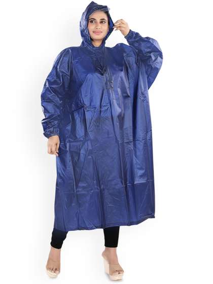 CLUB SEVENTY TWO
                          Hooded Longline Rain Jacket