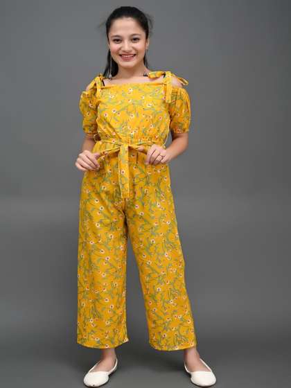 Naida Girls Yellow
                    Printed jumpsuit