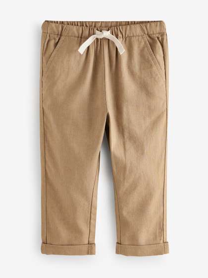 NEXT Boys Linen Cotton
                    Trousers