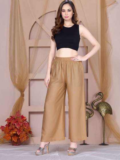 Vivika Women Flared
                        Free Size Relaxed Fit Daily Wear Palazzo