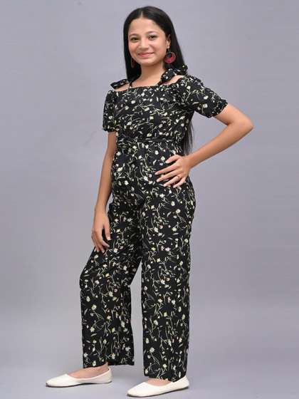 Naida Girls Printed
                    Basic Jumpsuit