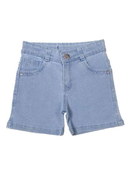 kidoz Girls Mid-Rise Denim Shorts