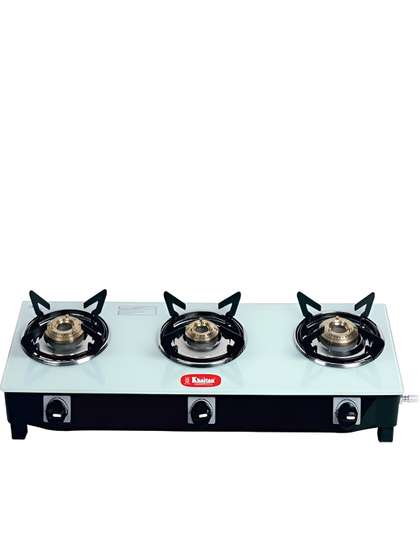 Khaitan 3 Burners Manual Gas Stove