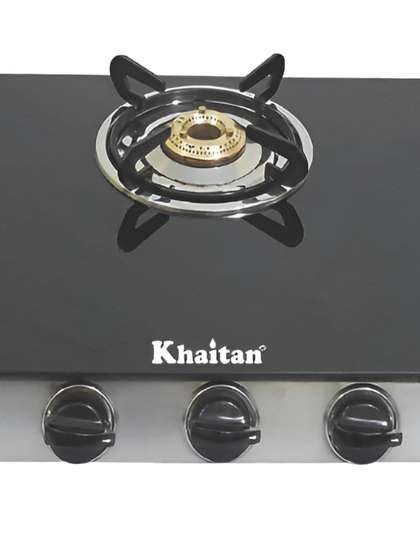 Khaitan 3 Burners Manual Gas Stove