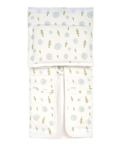TIDY SLEEP Printed Pure
                    Cotton Diaper & Travel Mat Blossom