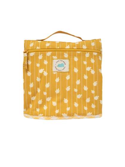 TIDY SLEEP Printed Pure
                    Cotton Diaper & Travel Mat Blossom