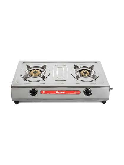 Khaitan 2 Burners Manual Gas Stove