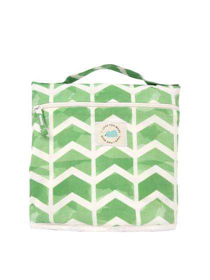 TIDY SLEEP Printed
                      Pure Cotton Diaper & Travel Mat Blossom