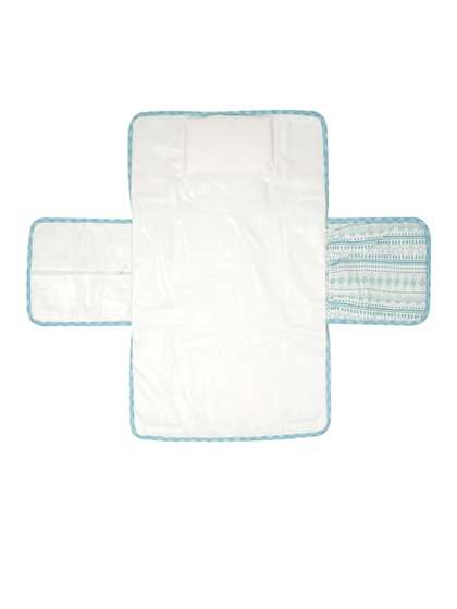 TIDY SLEEP Printed
                      Pure Cotton Diaper & Travel Mat Blossom