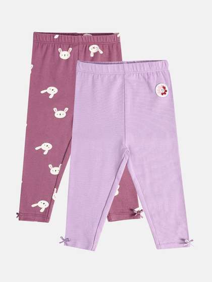 MINI KLUB Infants Girls
                    Pack Of 2 Printed Leggings