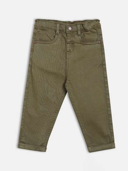 MINI KLUB Boys Regular
                    Fit Mid-Rise Denim Jeans