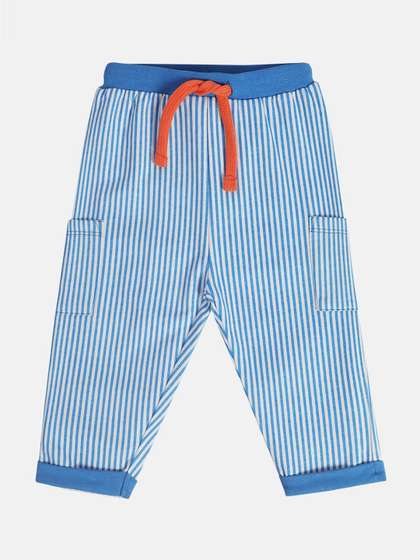 MINI KLUB Boys Striped
                    Cotton Trousers