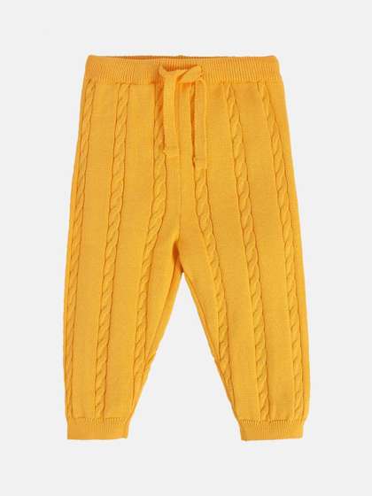 MINI KLUB Boys Cotton
                    Cable Knit Joggers