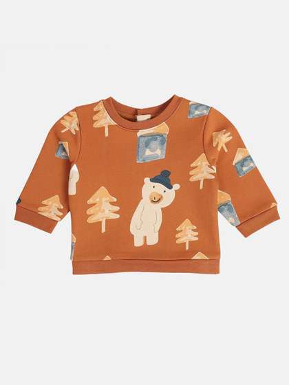 MINI KLUB Boys Tree
                    Printed Full Sleeves Sweatshirt