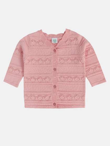 MINI KLUB Girls Self
                    Design Cardigan