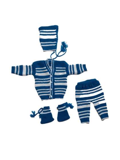 Cute Collection Kids
                    Striped Woollen Cardigan