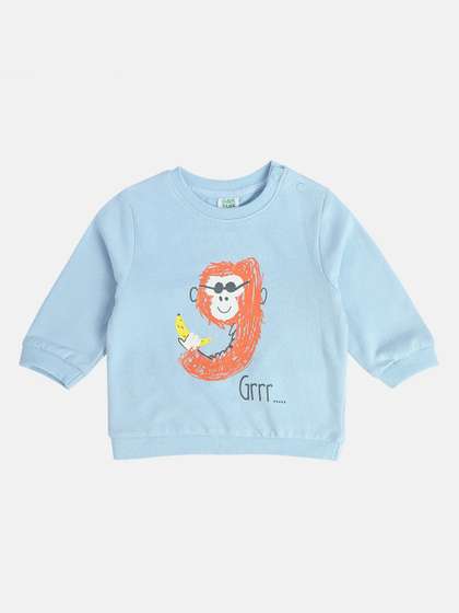 MINI KLUB Boys Printed
                    Cotton Sweatshirt