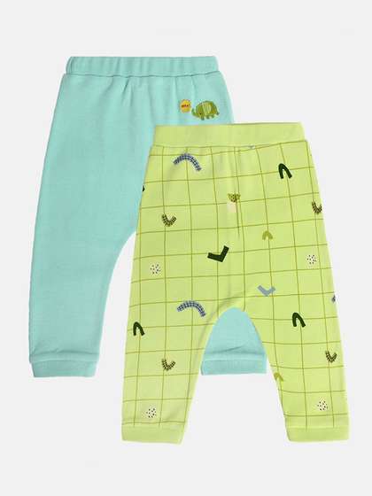 MINI KLUB Boys Pack of 2
                    Checked Cotton Trousers