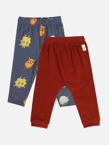 MINI KLUB Boys Pack Of 2
                    Printed Trousers