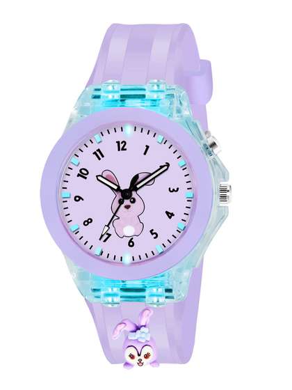 Cloudwood Girls
                    Patterned Dial & Straps Analogue Multi Function
                    Watch 327 PurpleRabbit
