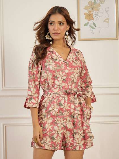 Anouk Women Floral
                          Printed Jumpsuit