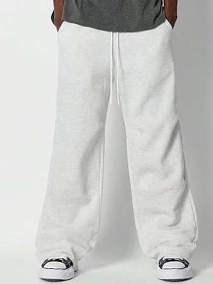 dockstreet Men Pure
                        Cotton Mid-Rise Track Pants