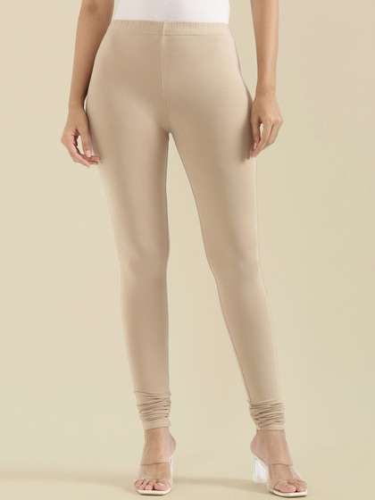 Go Colors Women
                        Mid-Rise Churidar-Length Leggings