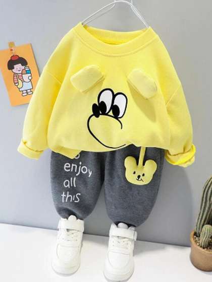 YK Kids-Unisex Wool
                    Blend Clothing Set