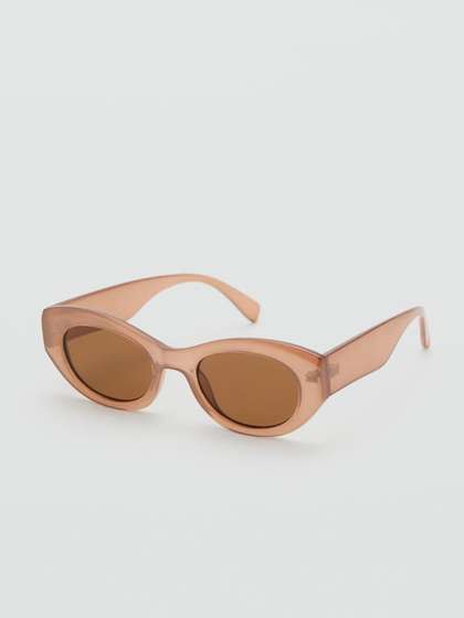 MANGO Women Oval
                        Sunglasses with UV Protected Lens - 17011137
