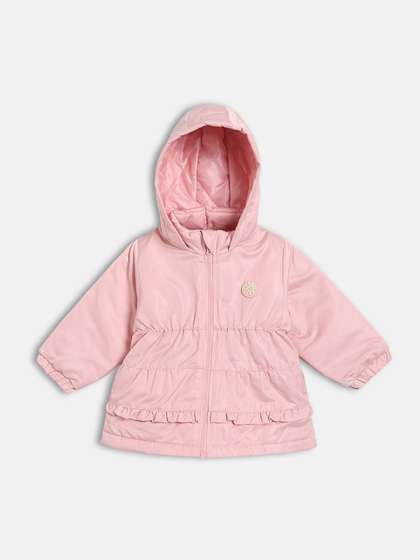 MINI KLUB Girls Spread
                    Collar Solid Tailored Jacket