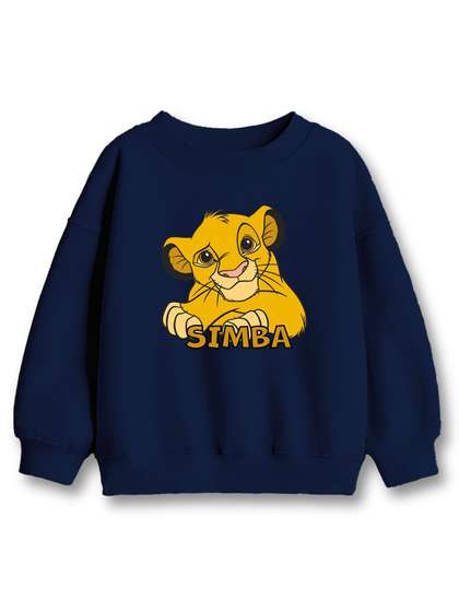 Minicult Kids Printed
                    Cotton Sweatshirt