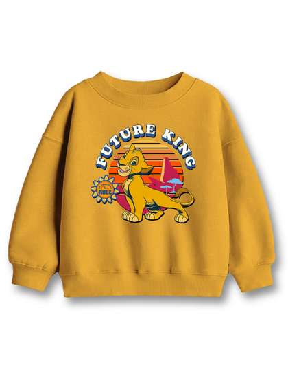 Minicult Kids Lion King
                    Printed Pullover Sweatshirt