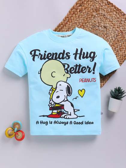 YK X Tinyo Boys Peanut
                    Printed Cotton T-Shirt