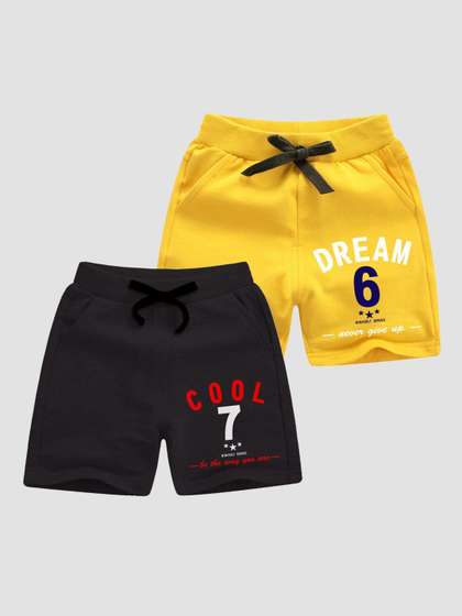 x2o Boys Pack Of 2
                    Graphic Printed Shorts