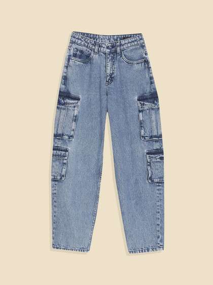 Allen Solly Junior
                      Boys Regular Fit Mid-Rise Highly Distressed Jeans