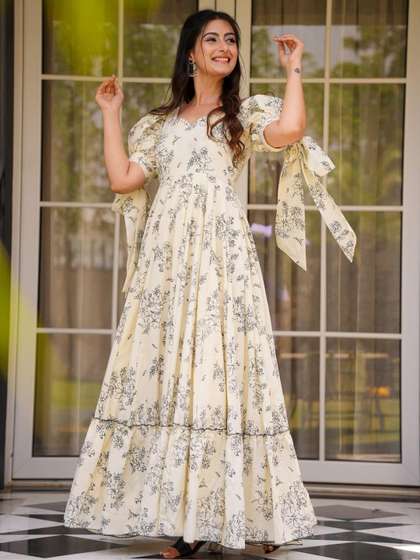 CORSICA Floral Print Maxi Dress