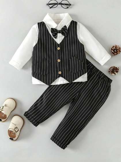 BELLIZA Kids Checked
                      Shirt & Trousers