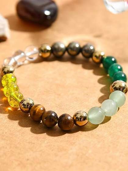 HEALINGGEMS Citrine
                    Beaded Bracelet