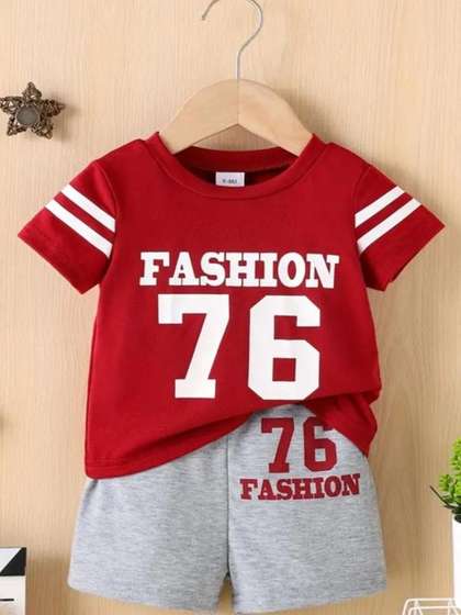 CUTEVIBE Kids-Unisex
                    Pure Cotton Clothing Set