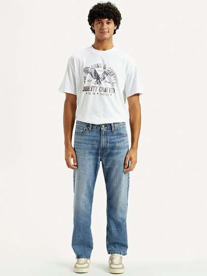 Levis Men Loose Fit Mid-Rise Jeans