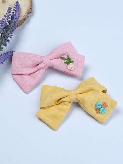 FUNKRAFTS Girls Set of 2
                    Embellished Alligator Hair Clip