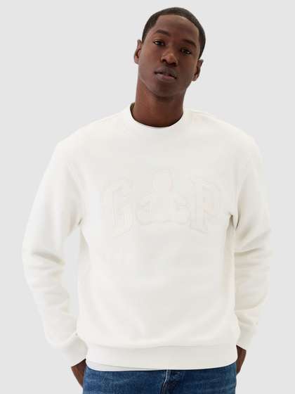 GAP Men Brand Logo
                          Printed Embroidered Round Neck Drop Shoulder
                          Regular Sweatshirt
