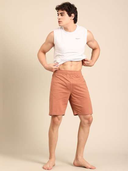 Pepe Jeans Men Solid
                      Mid-Rise Lounge Shorts