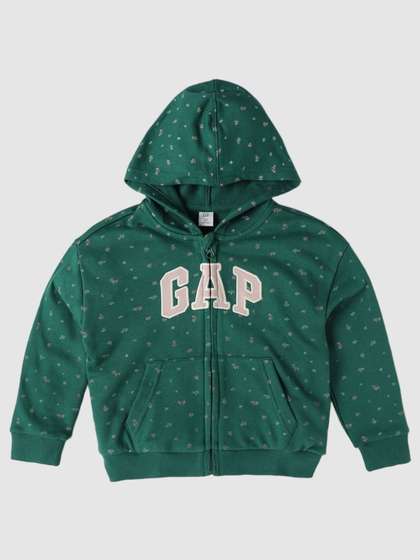 GAP Girls Floral Printed
                    Hoodie Sweatshirt