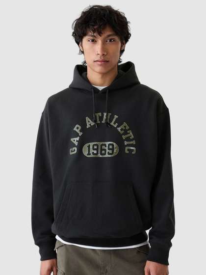 GAP Men Logo Printed
                        Hooded Sweatshirt