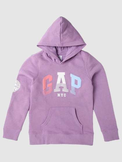 GAP Girls Brand Printed
                    Hoodie Sweatshirt