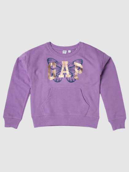 GAP Girls Brand Logo
                    Printed Pullover Sweatshirt