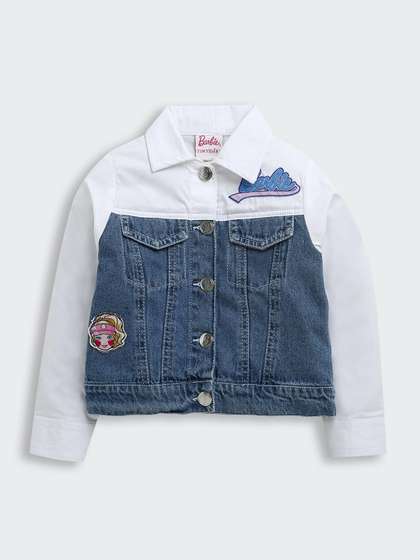 Tiny Girl Girls Colourblocked Denim Jacket