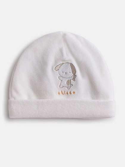 Chicco Unisex Kids
                    Embroidered Cotton Winter Cap Beanie