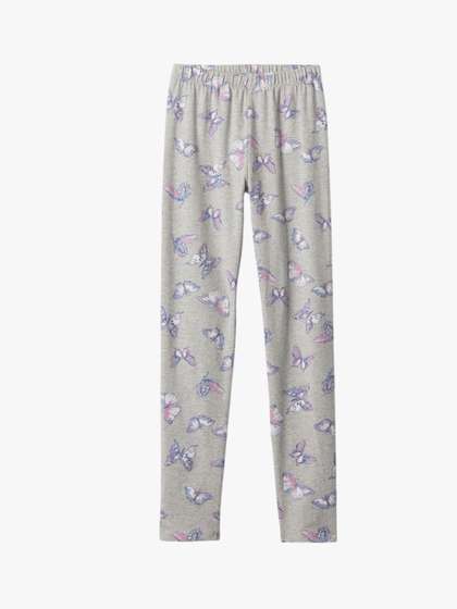 GAP Girls Graphic Print
                    Knitted Ankle Length Cotton Leggings With
                    Elasticated Waist
